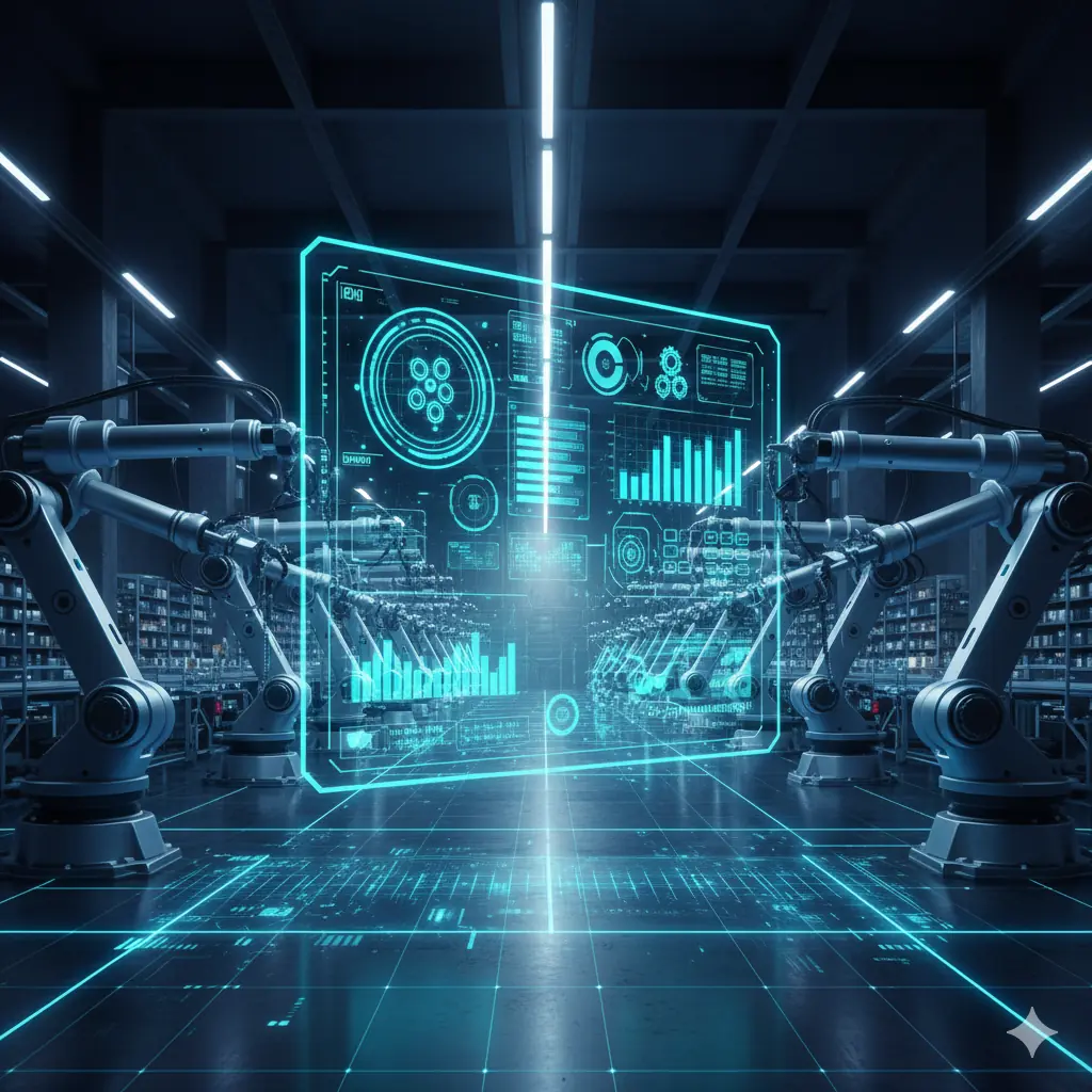 Manufacturing ERP dashboard