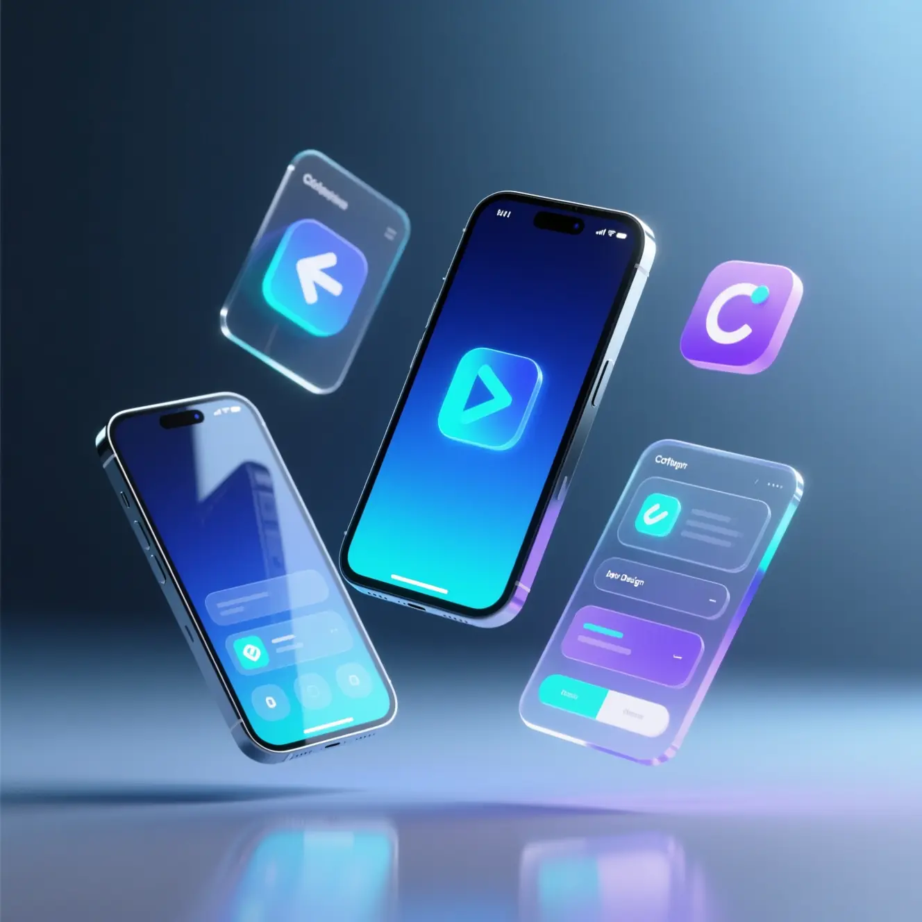 Mobile app interface